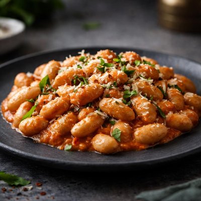 White beans a la vodka