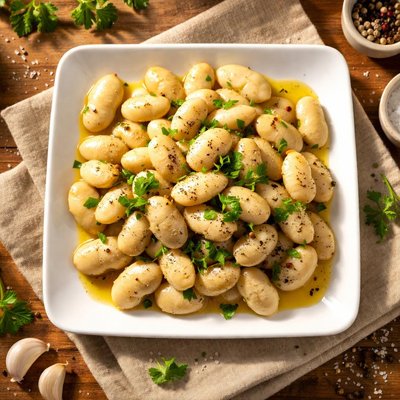 White big flat beans