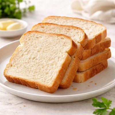 White bread slices