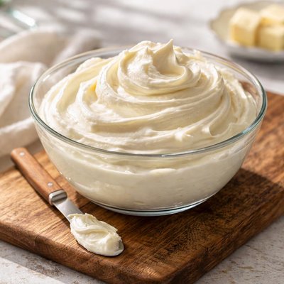 White cake buttercream frosting