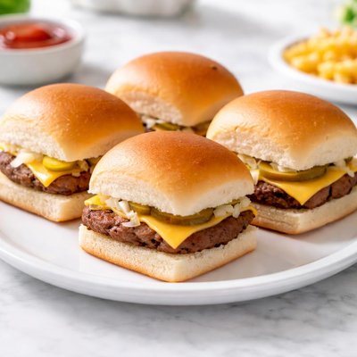 White castle sliders
