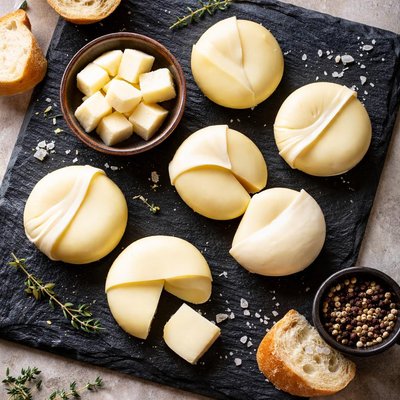 White cheddar baby bell