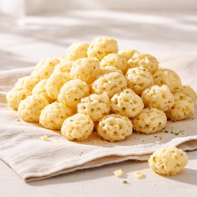 White cheddar poppables