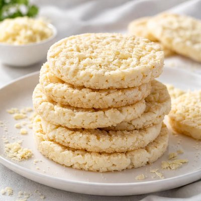 White cheddar rice cake