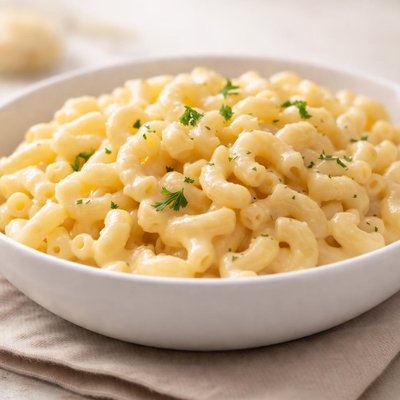 White cheeder mac and cheese