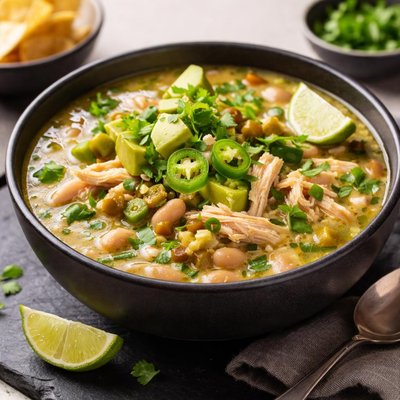 White chicken chili dairy free