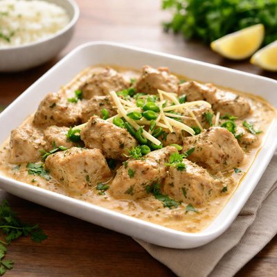 White chicken handi