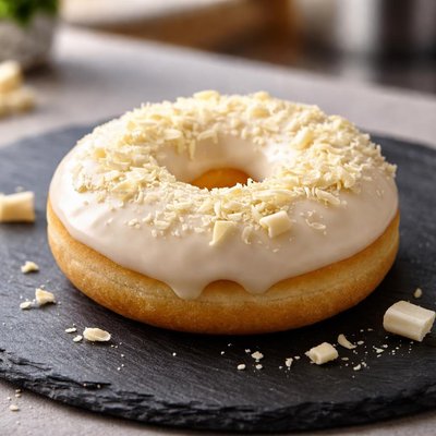 White choco doughnut