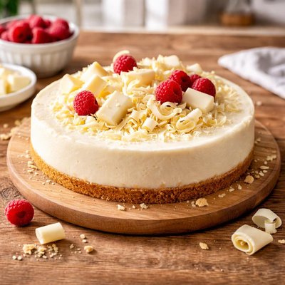 White chocolate cheesecake