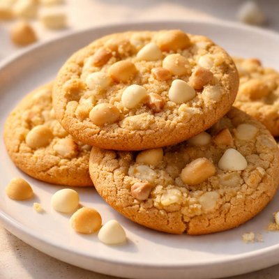White chocolate chip macadamia cookie