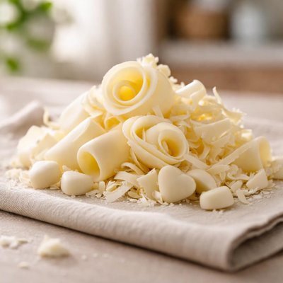White chocolate decoration