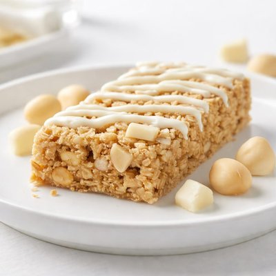 White chocolate macadamia cliff bar