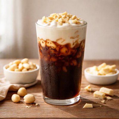 White chocolate macadamia cream cold brew