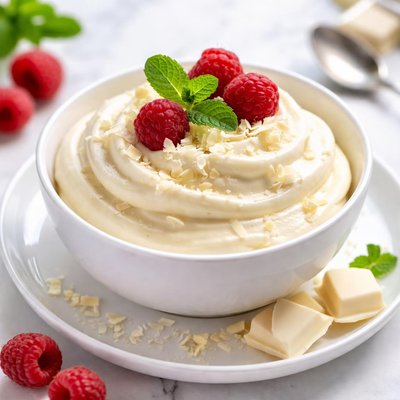 White chocolate mousse