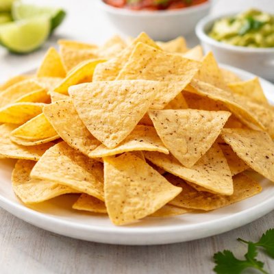 White corn tortilla chips