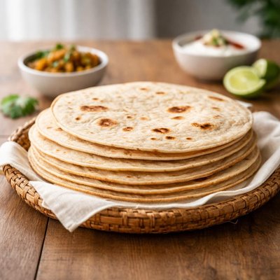 White flour chapati