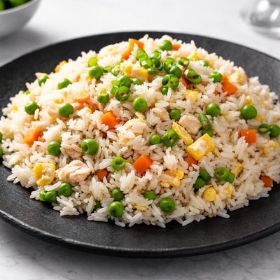 White fried rice