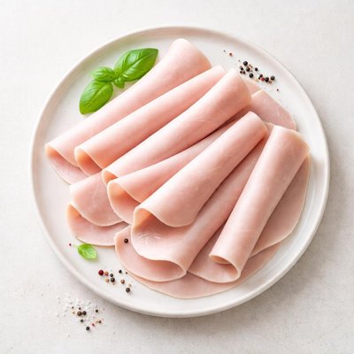 White ham without rind