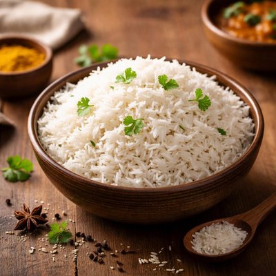 White indian rice