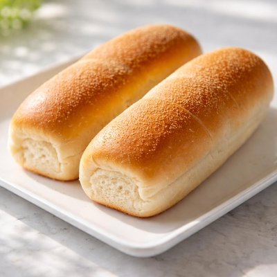 White italian sub bread