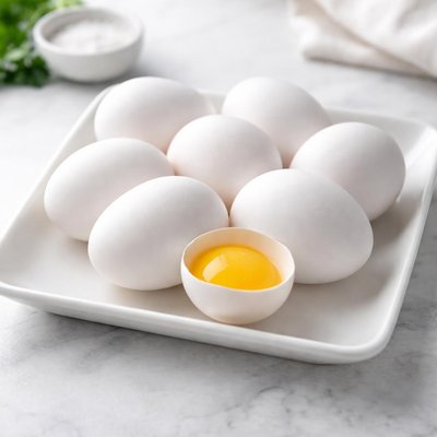 White large eggs