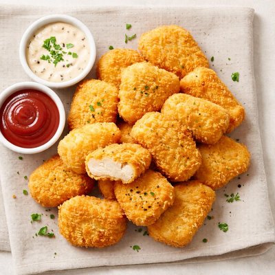 White meat nuggets