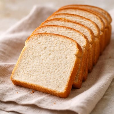White medium sliced bread