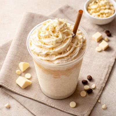 White mocha frappicino