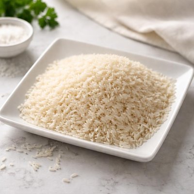 White rice uncoocked