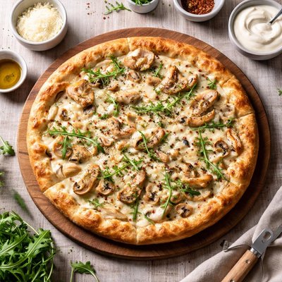 White sauce pizza