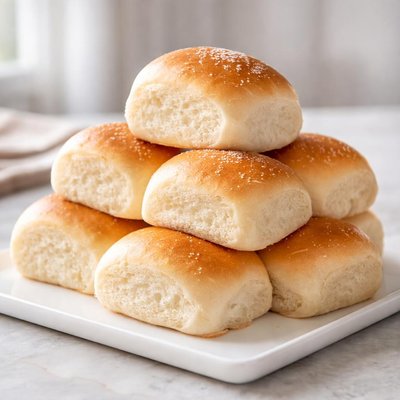 White soft rolls