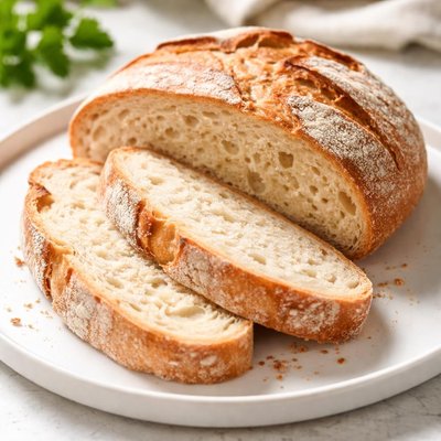 White sourdough bread