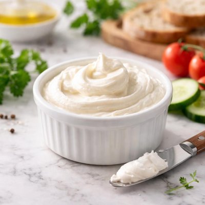 White spread semi fat cheese