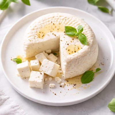 White sweet cow cheese