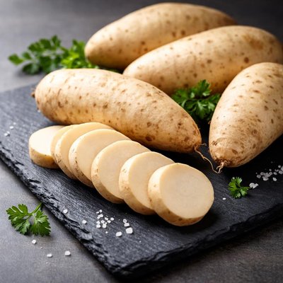 White sweet potatoes
