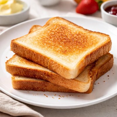 White toast
