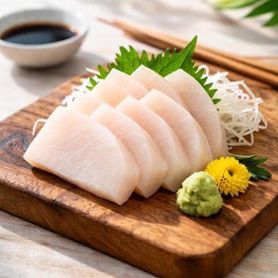 White tuna sashimi