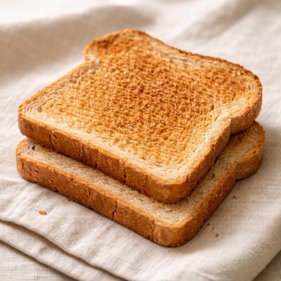 White whole wheat toast