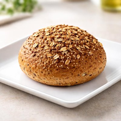 Whole-grain bun