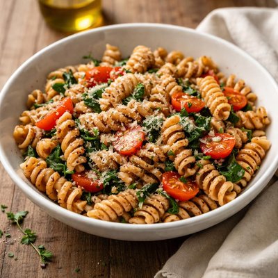 Whole-grain rotini
