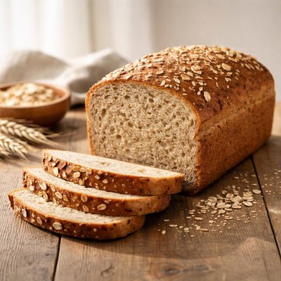Whole-grain wheat bread