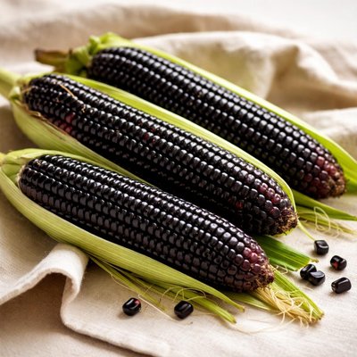Whole black corn