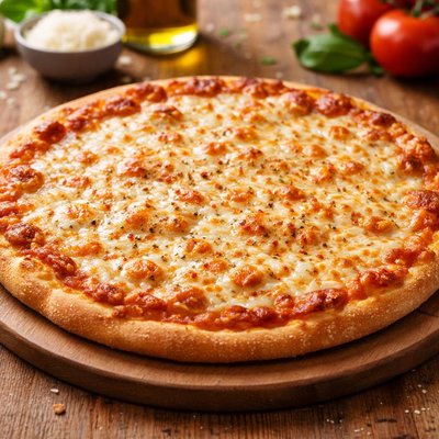 Whole cheese pizza