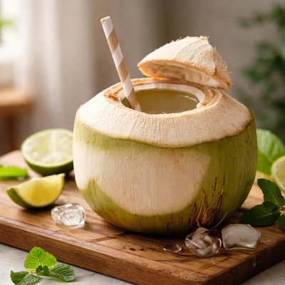 Whole coconut water