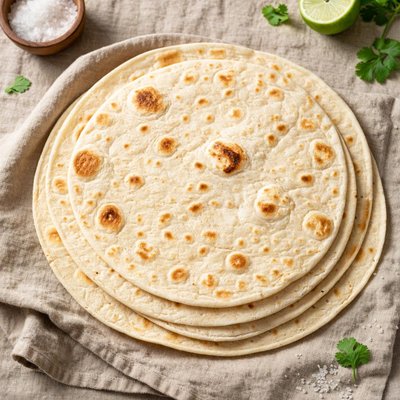 Whole flour tortilla