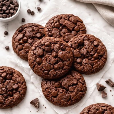 Whole food double chocolate chip cookie