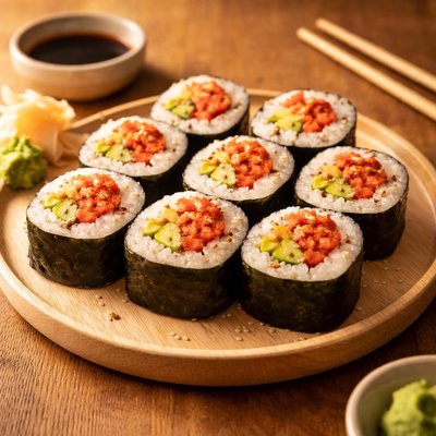 Whole foods spicy tuna avocado roll
