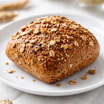 Whole grain bread roll
