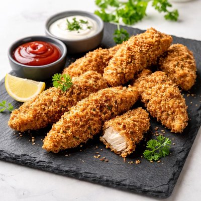 Whole grain breaded chicken tenders