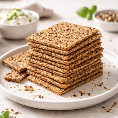 Whole grain crispbread